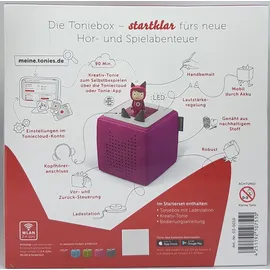 Tonies Toniebox Starterset beere mit Kreativ-Tonie