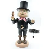Schweda Kuhnert - Original Erzgebirgische Holzkunst Räuchermann Räucherfigur Wichtel 33cm - Schornsteinfeger