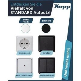 Kopp Schuko-Steckdose 2-fach Arktis-Weiß 1 St.