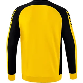 Erima Six Wings Sweatshirt gelb/schwarz XL