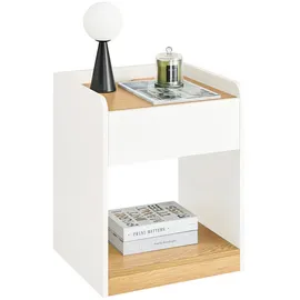 SoBuy Nachtschrank Dreamland 45 x 40 x 55 cm Weiß