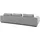Musterring Eckcouch Polyester Anreihsofa rechts & Longchair links 3-Sitzer Grau