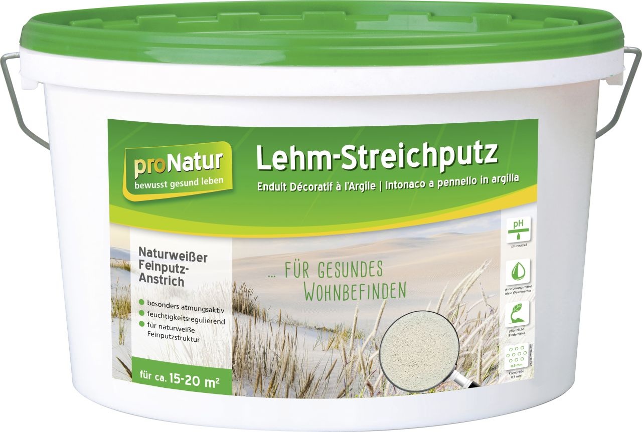 Pronatur Lehm-Streichputz 0.5 mm fein 7 kg