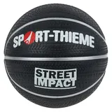 Sport-Thieme Basketball Street Impact Besondere Oberfläche im Autoreifen-Profil | Größe 7 | Gummiert | 610 g | Training und Freizeitball | Schwarz