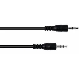 Omnitronic Klinkenkabel 2,5mm-Klinken-Stecker / 2,5mm-Klinken-Buchse 1,5m (30211600)