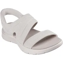 SKECHERS Damen Go Walk Flex Sandal Enticing, Natural Textile, 37 EU