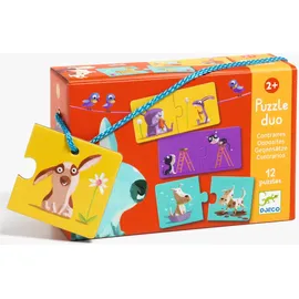 Djeco Puzzle duo/trio Puzzle Duo Gegensätze