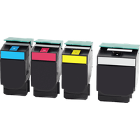 Ampertec 4 Recycling Toner ersetzt Lexmark 71B20K0 C M Y 4-farbig
