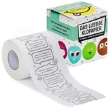 Goods+Gadgets Papierdekoration Witze Klopapier, Fun WC Toilettenpapier