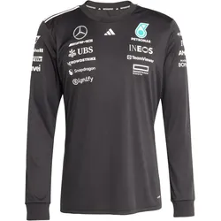 adidas Mercedes-AMG Petronas Formel 1 Team Fahrer Langarmshirt Herren JW5364 - black/white M