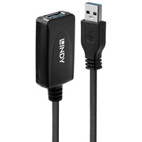 Lindy USB 3.0 aktives Verlängerungskabel A/A, 5m (43155)