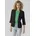 Kurzblazer VMJESMILO 3/4 LOOSE BLAZER WVN NOOS mit Leinen schwarz