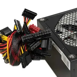 iBox AURORA 700W 14cm fan PSU GAMING (700 W), PC Netzteil, Schwarz