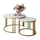 lookway LORI Gold Holzwerkstoff 70 x 48 x 70 cm