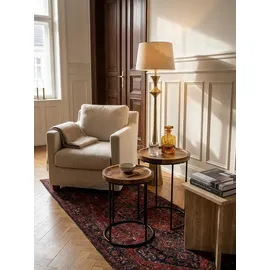 KADIMA DESIGN Beistelltisch Braun Sheesham 30 x 30 x 54 cm
