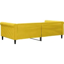 vidaXL Tagesbett Gelb 100x200 cm Samt