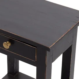 DESIGN DELIGHTS Nachtschrank PLANTA 34 x 52 x 24 cm Schwarz