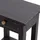 DESIGN DELIGHTS Nachtschrank PLANTA 34 x 52 x 24 cm Schwarz
