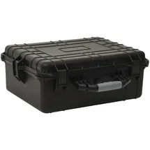 vidaXL Flugkoffer Tragbar Schwarz