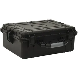 vidaXL Flugkoffer Tragbar Schwarz