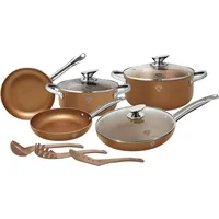 Kochtopf Berlinger Haus LE CHEF LINE Kochtopfset mit Zubehör 11Stk. HOMLA - Gold