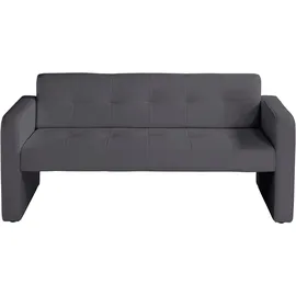 exxpo - sofa fashion Sitzbank Barista Grau 182 x 68 x 82 cm