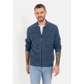 CAMEL ACTIVE Strickjacke Knitted Jacket, blau