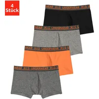 H.I.S. H.I.S Boxer in orange, anthrazit-meliert, schwarz, grau-meliert |