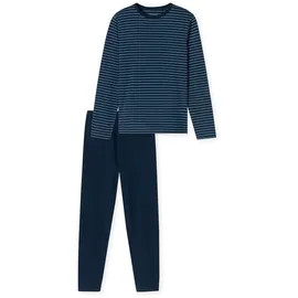 SCHIESSER Schlafanzug lang - Casual Essentials in Admiral | Gr.: 102