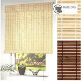 LIEDECO Holzrollo Seitenzug 80 x 170 cm Bambus/natur