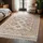 ELLE DECORATION Kelim Imani Juteteppich 200 x 300 cm Beige/Creme Multifarben