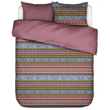 Essenza Flanell-Bettwäsche-Garnitur Lita Mauve Größe 135x200+80x80
