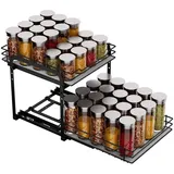 luxuskollektion Gewürzregal Ausziehbar 2 Etagen Organizer Küche Höhenverstellbar