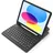 Inateck Tastatur Hülle für iPad 10 Gen. (10,9"), iPad 11 Gen. A16 (2025), iPad Air 11" M3/M2 (2025/2024), Pro 11 Schwarz