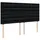 vidaXL Boxspringbett mit Matratze Schwarz 180x200 cm Stoff