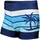 Aquarti Badehose AQUARTI "Badehose Gestreift mit Motiven", Kinder, Gr. 134, N-Gr, blau (dunkelblau, blau, palmen), Obermaterial: 80% Polyester PES. 20% Elasthan EL., Badehosen Badehose