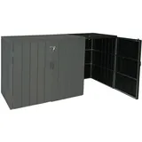 MCW Mülltonnenbox J28-XL-1-2er anthrazit