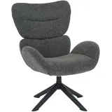 MCW Loungestuhl Q53 Chenille 420 g/m2 420 g/m2 70 x 80 x 70 cm Dunkelgrün drehbar