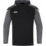 Jako Kinder Kapuzensweatshirt Performance Schwarz/Anthra light 116