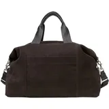 Marc O'Polo Leder Reisetasche Lio Weekender Coffee Dunkelbraun