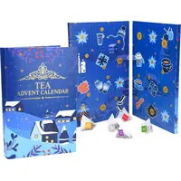 Spetebo Tee Buch Adventskalender 2023 groß - 35 x 24 cm - Weihnachten Advent Kalender Probier Set Geschenkidee