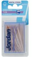 Jordan Cure-Dents bois Fin Double Face Bâtonnet(S) 100x55 pc(s)