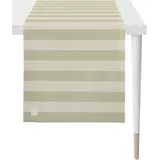APELT Tischläufer 3967 Outdoor, Sommerdeko, Sommer (1-tlg), Jacquardgewebe beige
