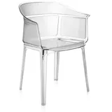 Kartell - Papyrus Armlehnstuhl, glasklar