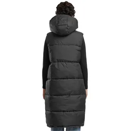 URBAN CLASSICS Long Hooded Puffer Weste Black XS