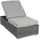 Greemotion Bari Sonnenliege 70 x 140 x 45 cm Grau