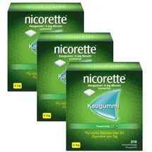 Nicorette Kaugummi 4 mg freshmint 3X210 St