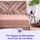 Wolkenfeld Spannbettlaken Baumwolle 90 x 200 - 100 x 200 cm rosa