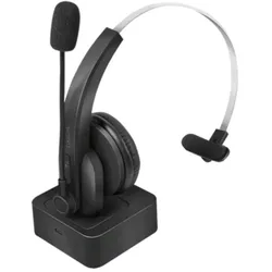 LogiLink Bluetooth Headset, Mono, with charging stand BT0059