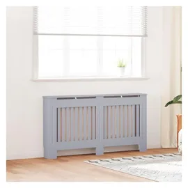 vidaXL Heizkörperabdeckung 2 pcs Grau 205 x 20,5 x 81,5 cm